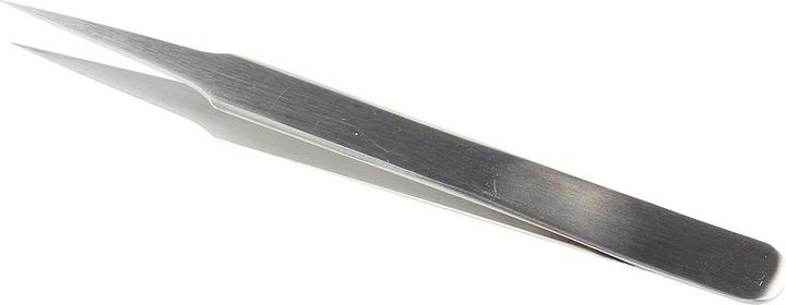 Produktbild RS PRO Edelstahl Pinzette Säurebeständig, Spitze Flach, 120 mm
