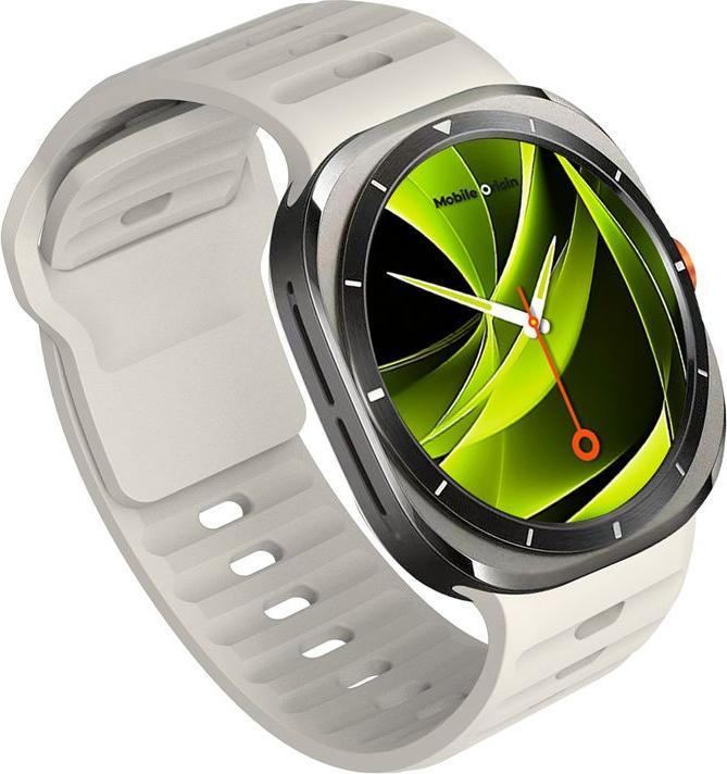 Image du produit Mobile Origin Sangle Easy Silicone Galaxy Watch Ultra 47mm Starlight (20 mm, Silicone)