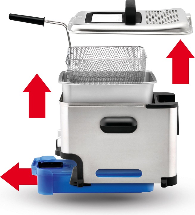 Image du produit Tefal FR8040 Oleoclean Pro Friteuse à huile / Deep Fryer