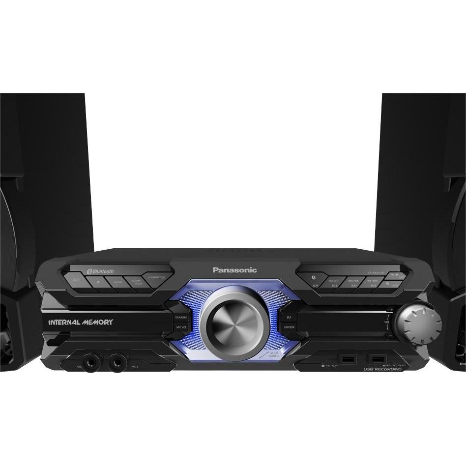 Panasonic SC-AKX710E-K (CD Player, WLAN, 1x 2000 W), Stereoanlage, Schwarz