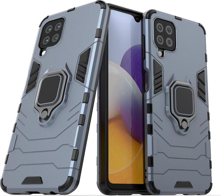 Image du produit Hurtel Ring Armor Case Kickstand Tough Rugged Cover pour Samsung Galaxy A22 4G bleu (Samsung Galaxy A22)