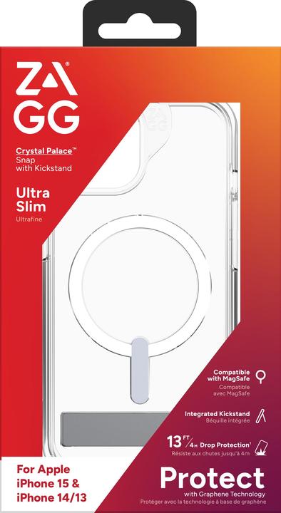 Immagine prodotto Zagg Casi Crystal Palace SnapK (Apple iPhone 13, Apple iPhone 14, Apple iPhone 15)