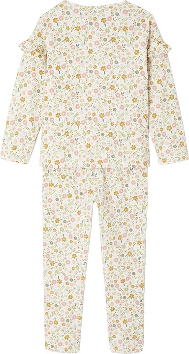 Image du produit Vertbaudet 2er-Pack Mädchen Schlafanzüge FLOWER POWER, lang & kurz, Recycling-Baumwolle (98)