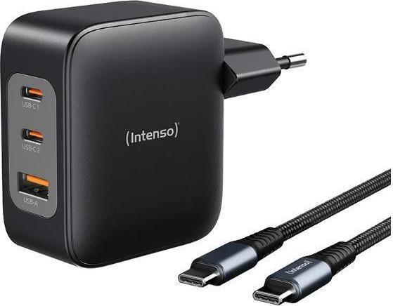 Image du produit Intenso Cables and wires POWER ADAPTER USB-C GAN +C520C/7810010 (100 W, 3 ports)