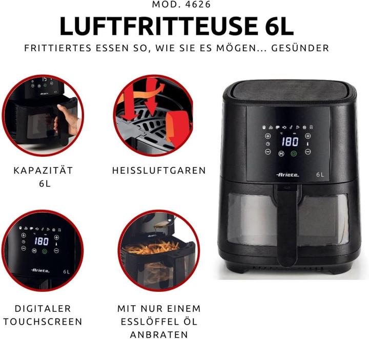 Produktbild Ariete 4626 Heissluft-Fritteuse
