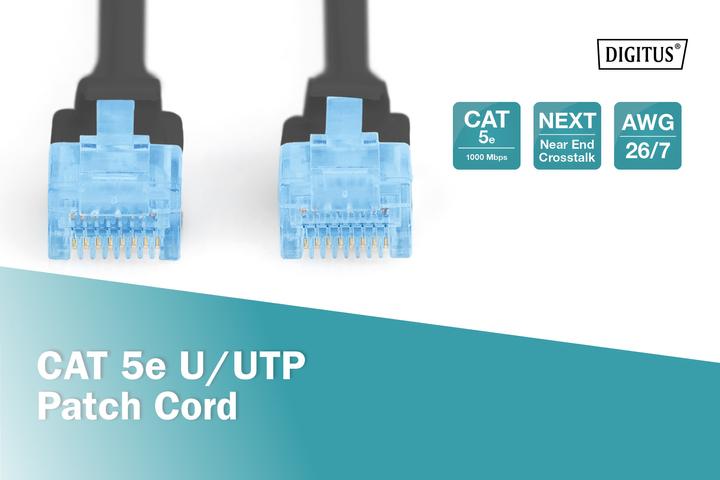 Produktbild Digitus Netzwerkkabel (U/UTP, CAT5e, 0.50 m)