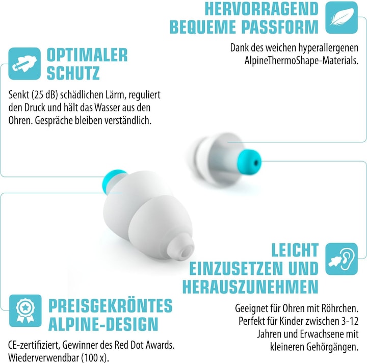 Produktbild Alpine Pluggies Kids (2 x)