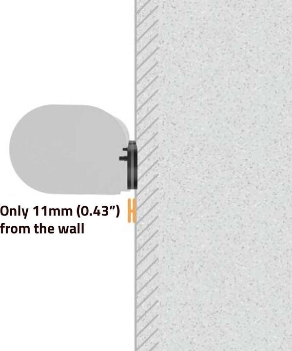 Produktbild Nedis Soundbar Halterung | Kompatibel mit: Sonos® Arc™ | Wand | 10 kg | Fest | ABS / Stahl | Schwarz (1 Stk., Wandmontage, Nicht beweglich)