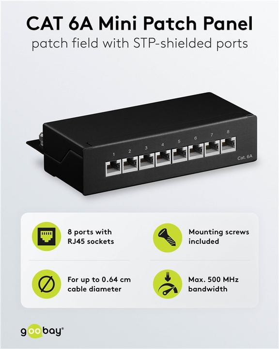 Produktbild Goobay 62065 RJ-45 Cat6a