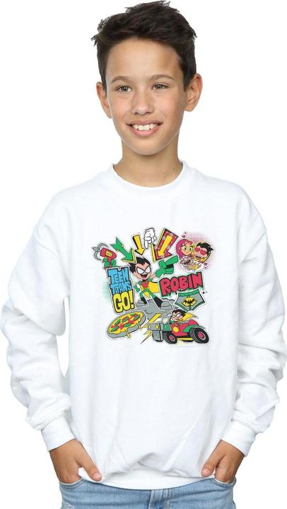 Produktbild Teen Titans Go Robin Montage Sweatshirt Jungen (128)