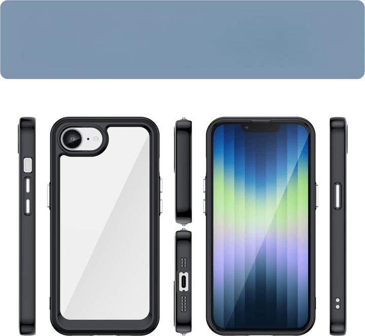 Immagine prodotto Cover-Discount iPhone 16e- Schützende Acryl-Handyhülle mit erhöhtem Rand (Apple iPhone 16e)