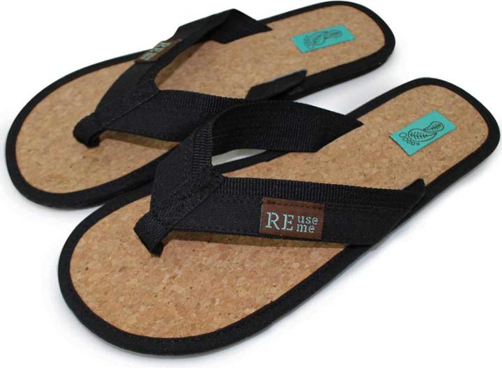 Produktbild ReUseMe Flip Flops mit Kork Innensole (40)