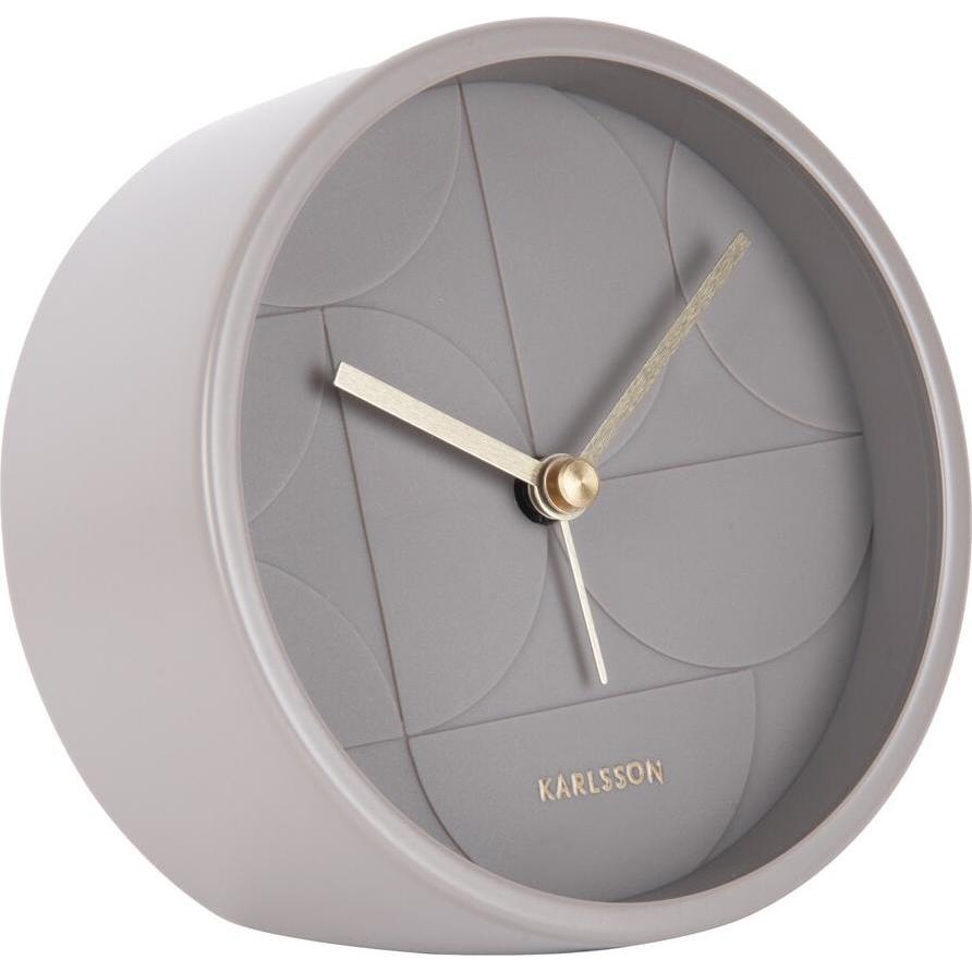 Karlsson, Wecker, Klassischer Wecker Circular Grau, Funktionen: Alarm