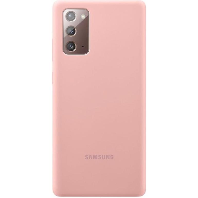 Samsung Silicone Cover (Samsung Galaxy Note 20), Smartphone Hülle, Bronze