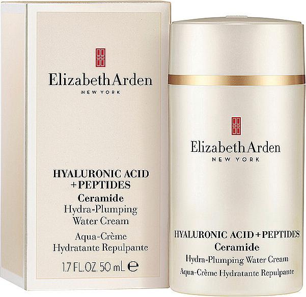 Actual product image Elizabeth Arden Hyaluronic Acid Ceramide Peptides Water Cream (50 ml, Day cream, Night cream)
