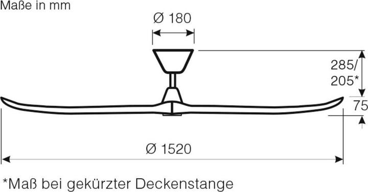 Produktbild CasaFan Deckenventilator ECO GENUINO (20 dB)