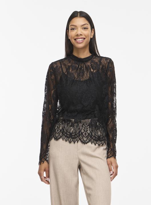 Immagine prodotto Vila VICARRIE Spitzen Oberteil mit langen Ärmeln (S)