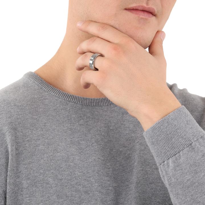 Immagine prodotto S.Oliver Ringe für Herren, Edelstahl (66, Acciaio)