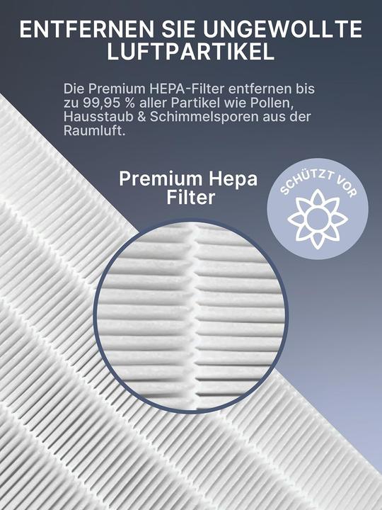 Produktbild Comedes Filter-Set für Philips Luftreiniger Series 1000/1000i (2x)