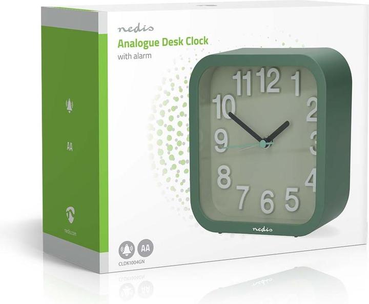 Produktbild Nedis Analoger Schreibtisch Wecker