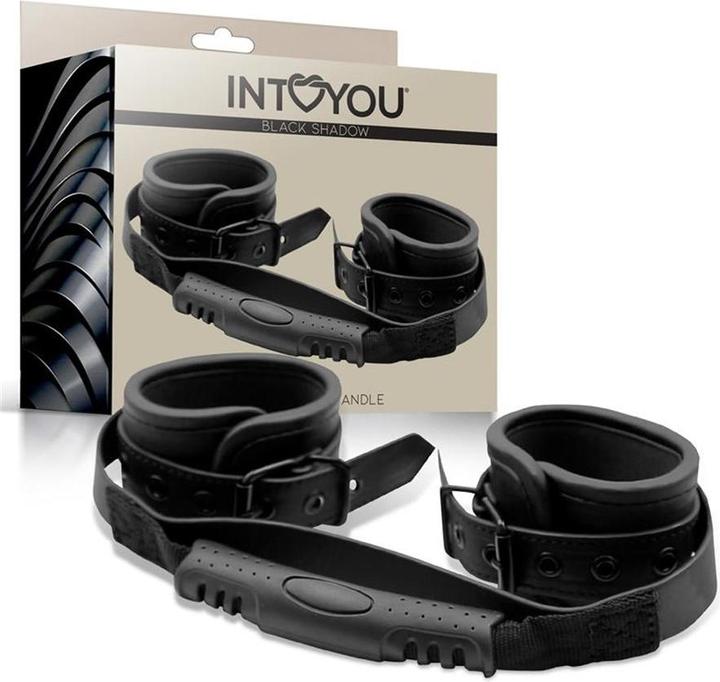 Actual product image IntoYou Handcuffs with handle (Vegan)