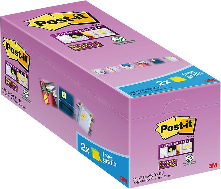 Immagine prodotto Post-it Super Sticky (76 x 76 mm)