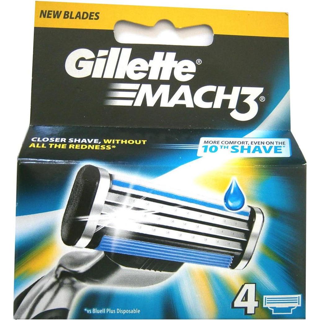 Gillette, Lametta, Mach3 (4 x)