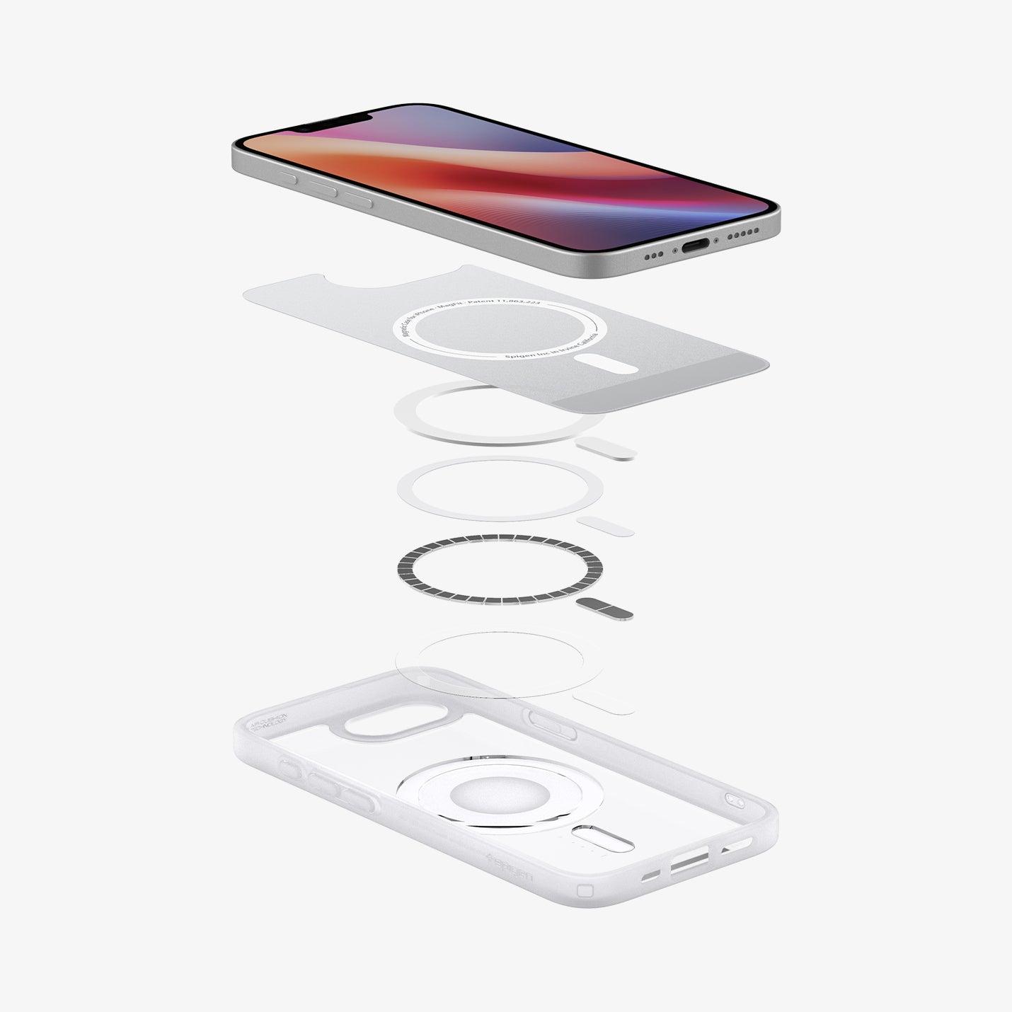 Spigen Ultra Hybrid Classic (MagFit) (Apple iPhone 16e), Cover smartphone, Grigio