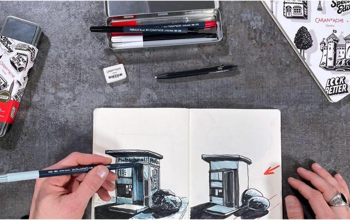 Actual product image Caran d'Ache Kreativset Rylsee Sonderedition (2 mm, 3B, HB, 8 x)