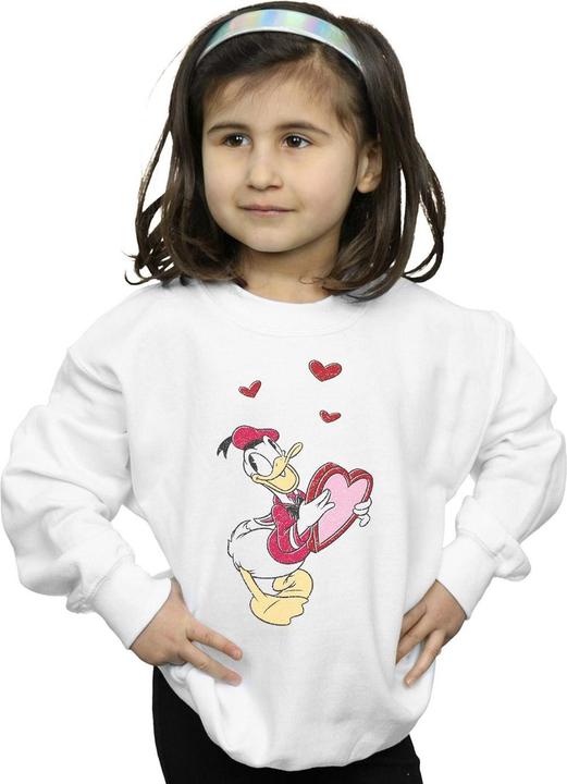 Produktbild Disney Donald Duck Love Heart Sweatshirt Mädchen (152, 158)