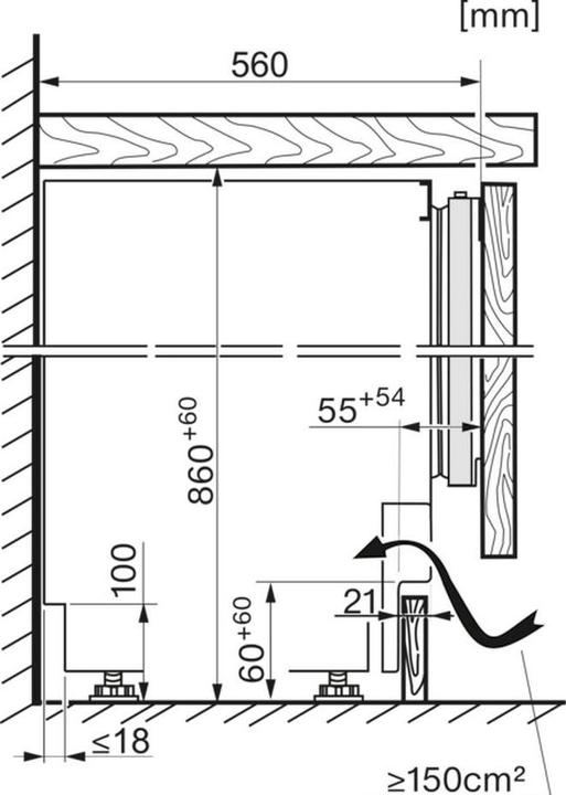 Produktbild Miele KU 7135 C (134 l)