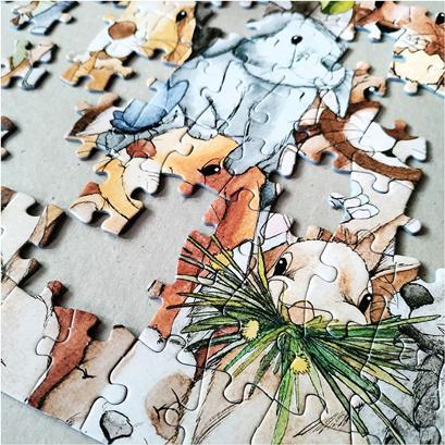 Image du produit Tactic Puzzle Lapins, 200 pièces. (200 pièces)