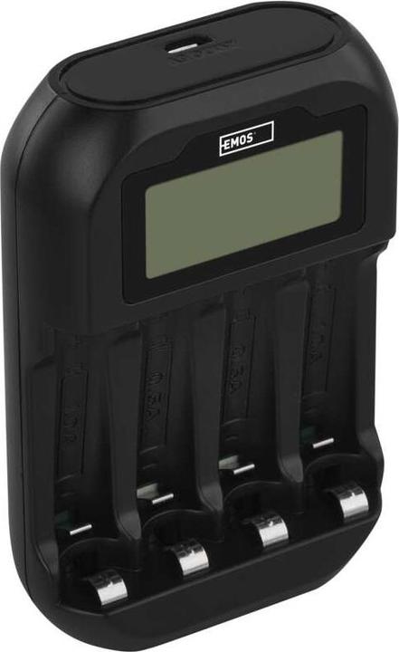 Immagine prodotto Emos InteligentnÃ nabÃjeÄka BCN-41D + 4xAA (4 pz., AAA, Batteria + Caricabatterie)