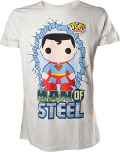 Actual product image Bioworld Merchandising Man of Steel T- Graphic Art (L)