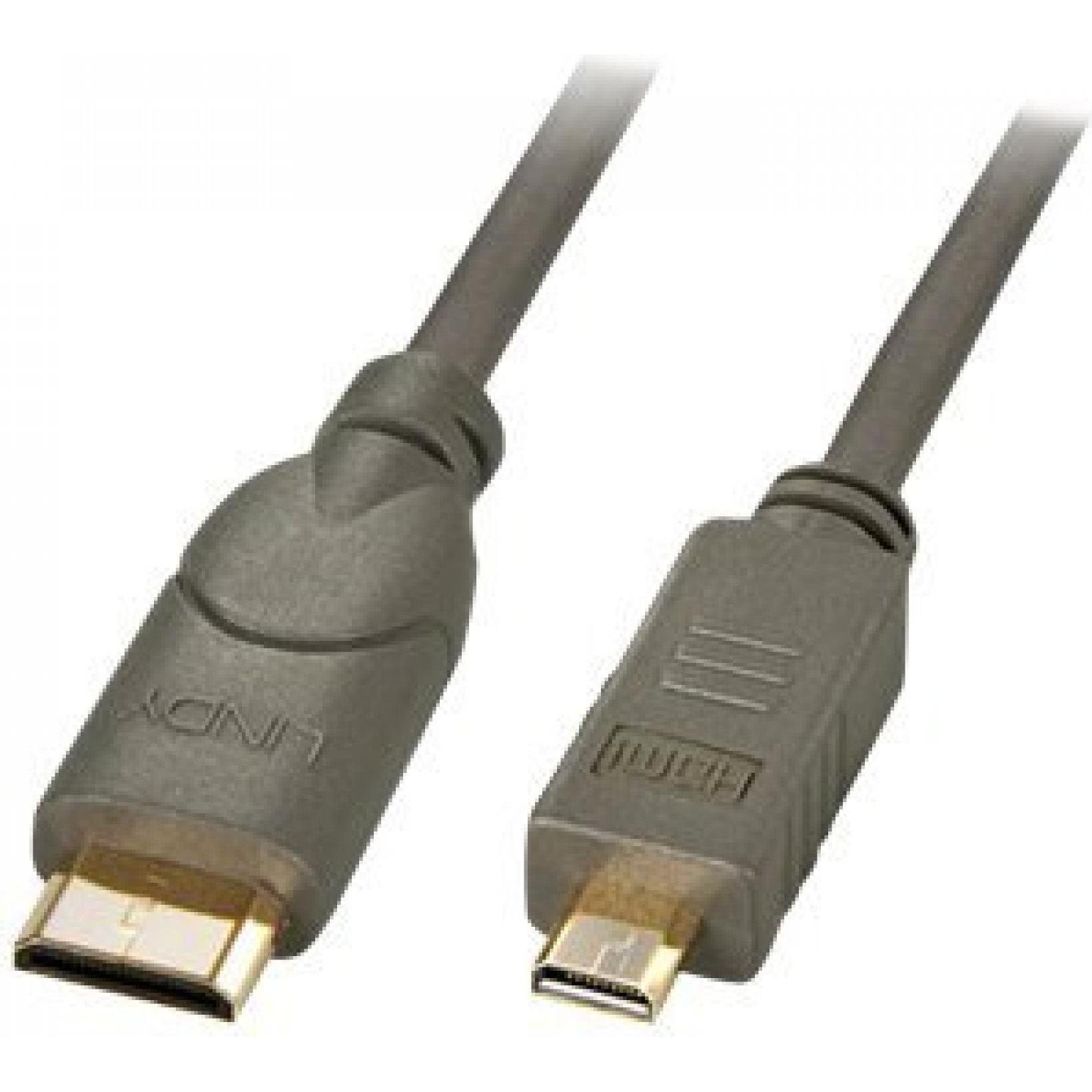 Lindy mini HDMI (Typ C) — micro HDMI (Typ D) (1.50 m, HDMI), Video Kabel