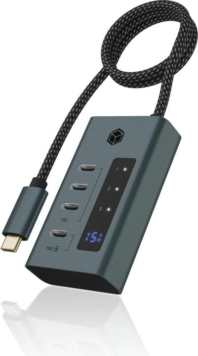 Actual product image Icy Box IB-HUB1454-C31 (USB-C, 4 ports)