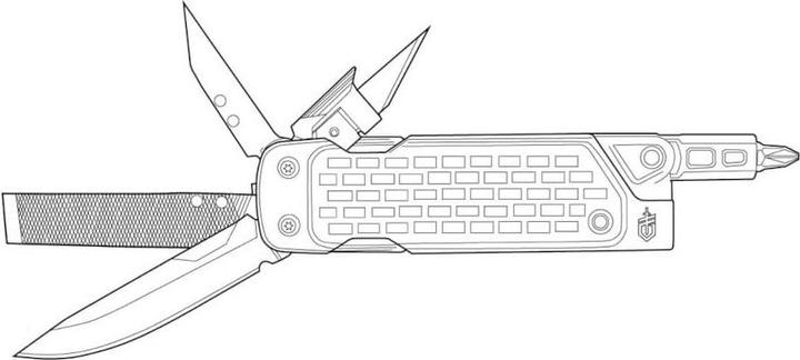 Produktbild Gerber Gear LOCKDOWN DRIVE Tool silver (7 Funktionen)