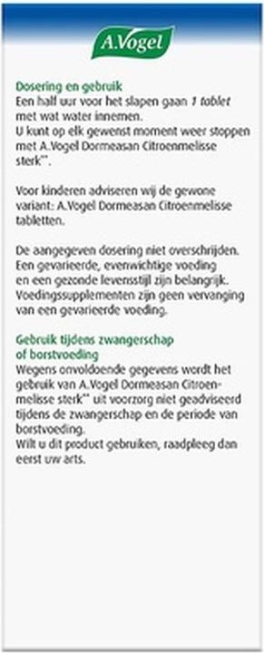 Image du produit A. Vogel Un oiseau Dormeasan Extra Strong Night Rest - 30 comprimés