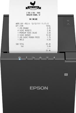 Actual product image Epson TM-M30III (112) (Ethernet, microSDHC, NFC, USB 2.0 Type A, USB 2.0 Type B female, USB-C)