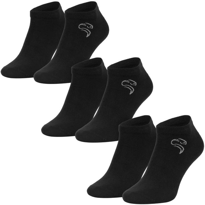 Actual product image Black Snake 3 pairs Basic Sneaker Socks (pack of 3, 35 - 38, 43 - 46, 39 - 42, 47 - 50)