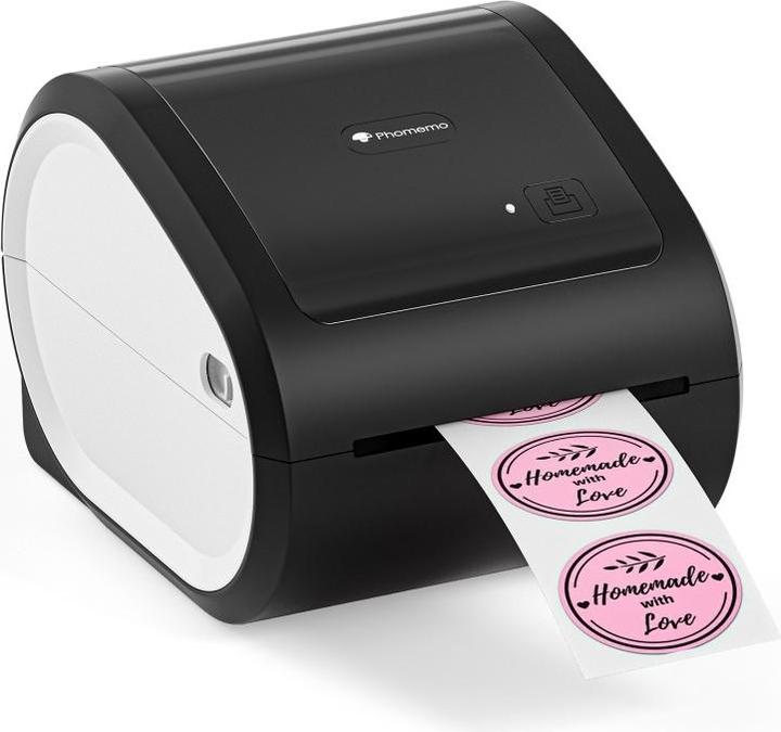 Produktbild Phomemo D520-BT Bluetooth Thermo Barcode und Adressetiketten Drucker (203 dpi)
