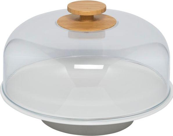 Actual product image Alessi Tortenplatte MATTINA hellgrau