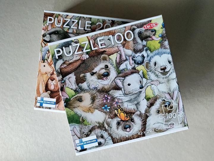 Produktbild Tactic Puzzle Lovers Hedgehogs 100 pcs puzzle (100 Teile)