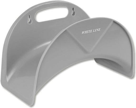 Bradas Supporto per tubo da giardino WHITE LINE da montare a parete