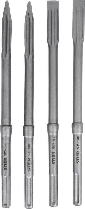 Actual product image Stier Chisel set SDS-max 4-piece 400 x 25 mm / 400 mm