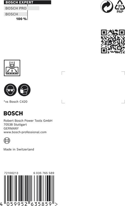 Image du produit Bosch Professional Zubehör EXPERT M480 Filet abrasif, double densité, 80 x 133 mm (80, 120, 180)