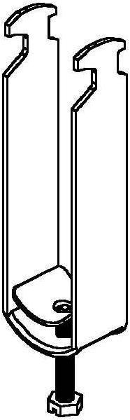 Actual product image Niedax U-clamp