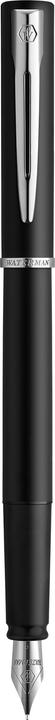 Actual product image Waterman Fountain pen Allure F (Stainless steel, Black, 1 x)