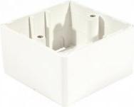 Produktbild Dexlan Rahmen für Datendosen-Einsätze, signalweiss RAL 9003 (Kabeldurchlass, 1.50 cm)