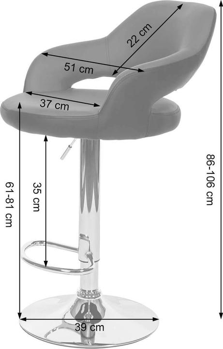 Produktbild Swisshandel24 Tresenhocker